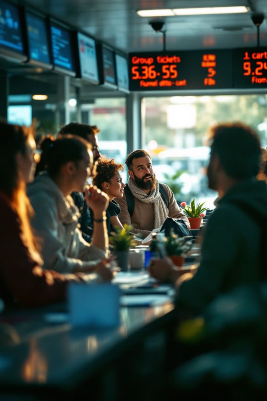 Booking system for groups