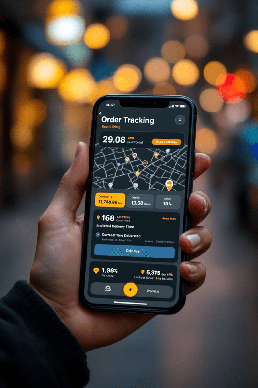 Real-time order tracking