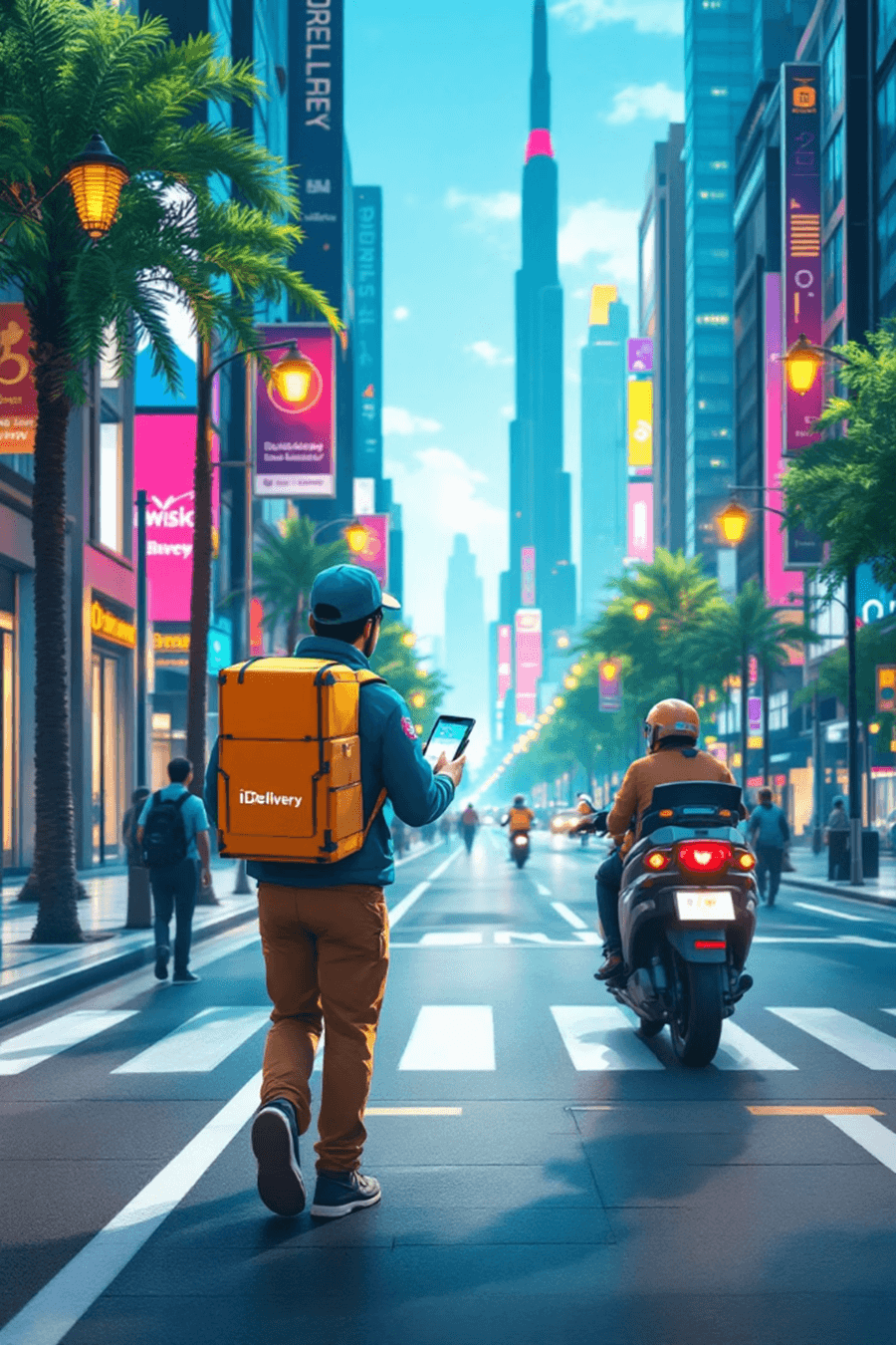 Mobile application for couriers